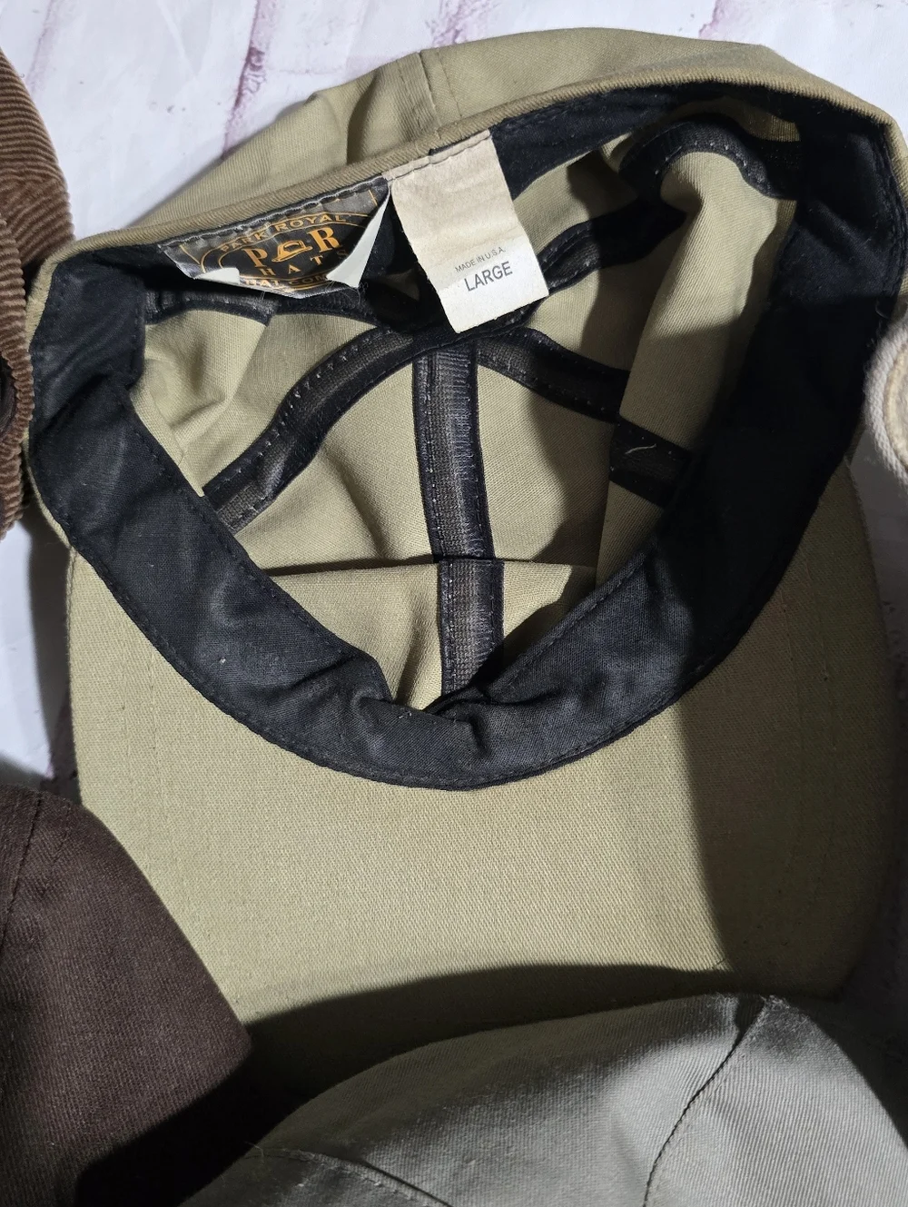 Lot of Assorted Neutral Baseball Caps - Brown, Olive, Khaki, Gray - Picture 4 of 16